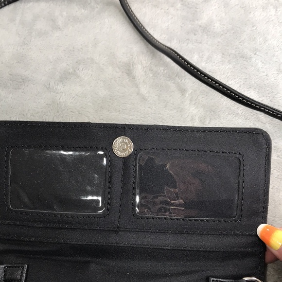 Western Wallet/ Wristlet Vegan Leather Blue Topaz New - Picture 6 of 11